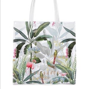 Ted Baker London Clear Tropical Large Icon Bag